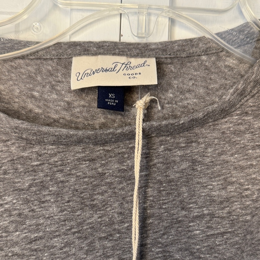 Universal Threads Gray Bodysuit T-Shirt - Picture 2 of 5
